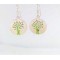 Boucles d'oreilles l'Olivier en argent